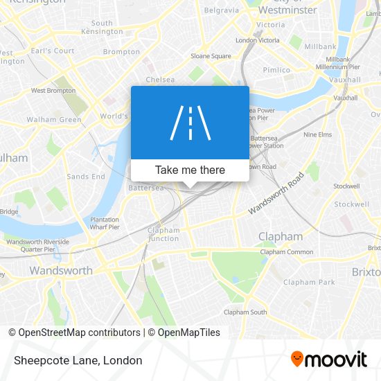 Sheepcote Lane map