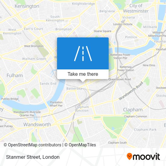 Stanmer Street map