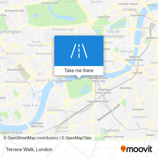 Terrace Walk map