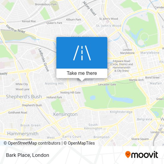 Bark Place map