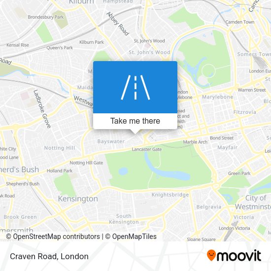 Craven Road map