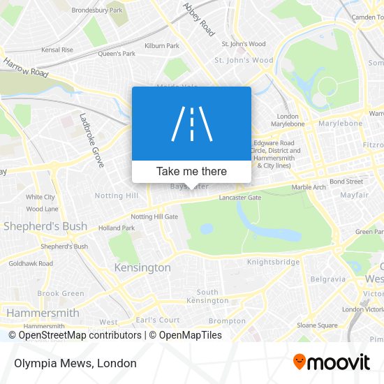 Olympia Mews map