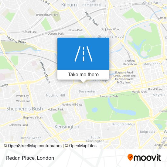 Redan Place map