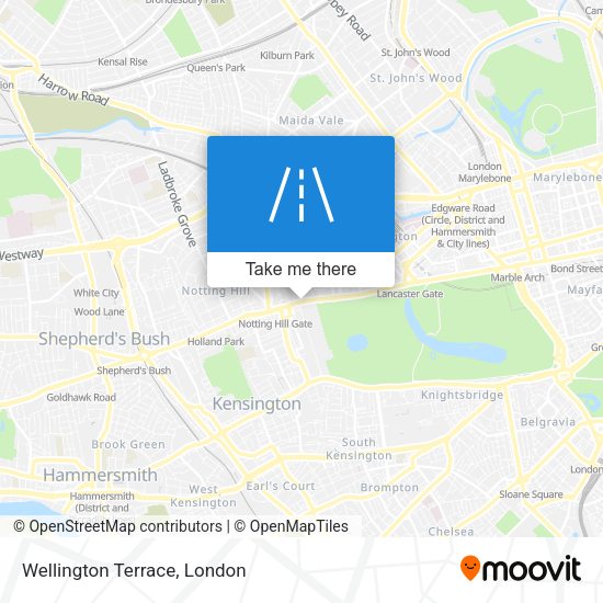 Wellington Terrace map