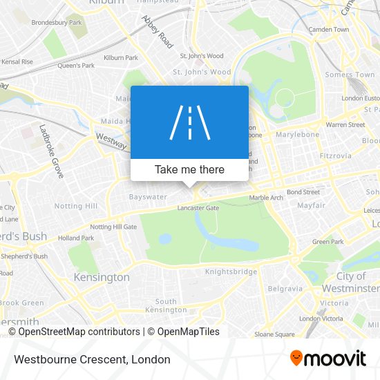 Westbourne Crescent map