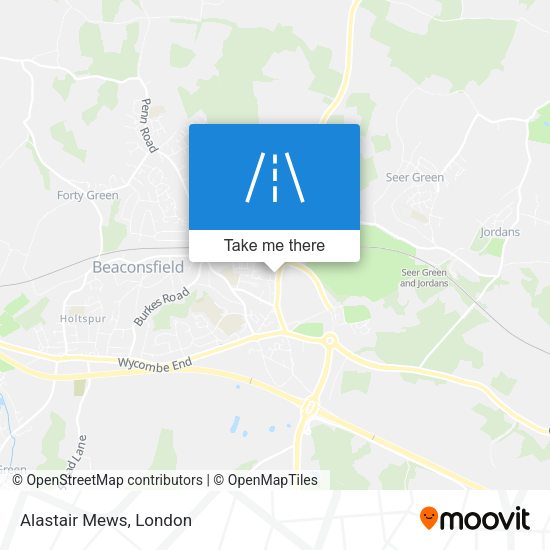Alastair Mews map