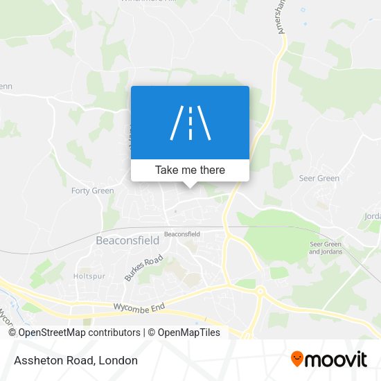 Assheton Road map