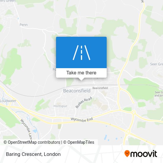 Baring Crescent map