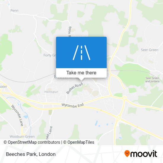 Beeches Park map
