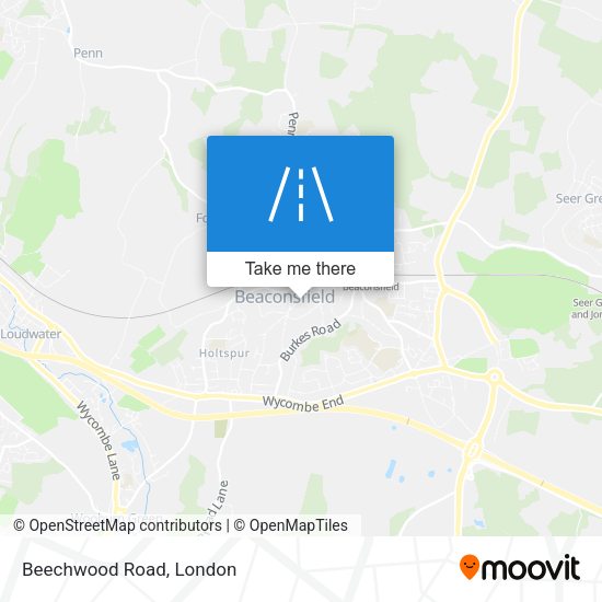 Beechwood Road map