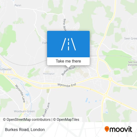 Burkes Road map