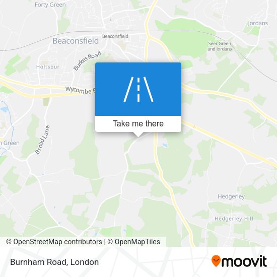 Burnham Road map