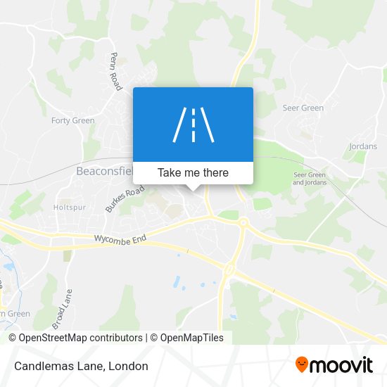 Candlemas Lane map