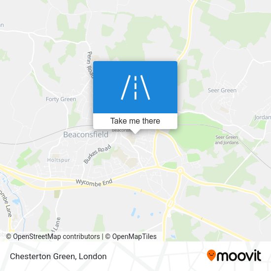 Chesterton Green map