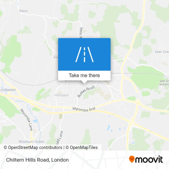 Chiltern Hills Road map
