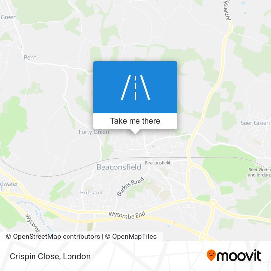 Crispin Close map