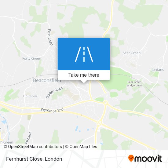Fernhurst Close map