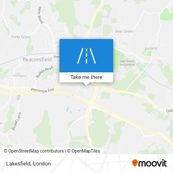 Lakesfield map