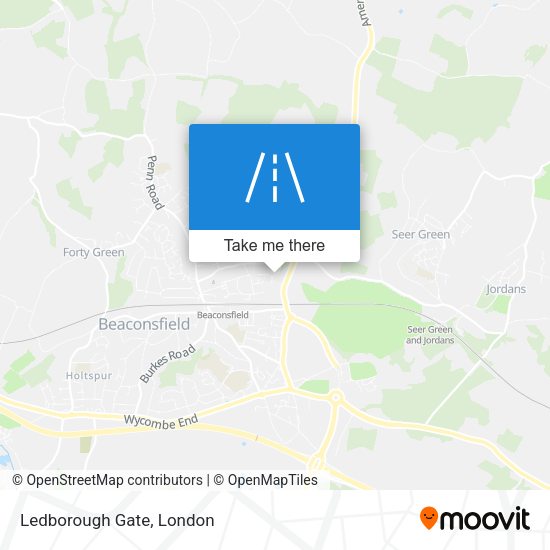 Ledborough Gate map