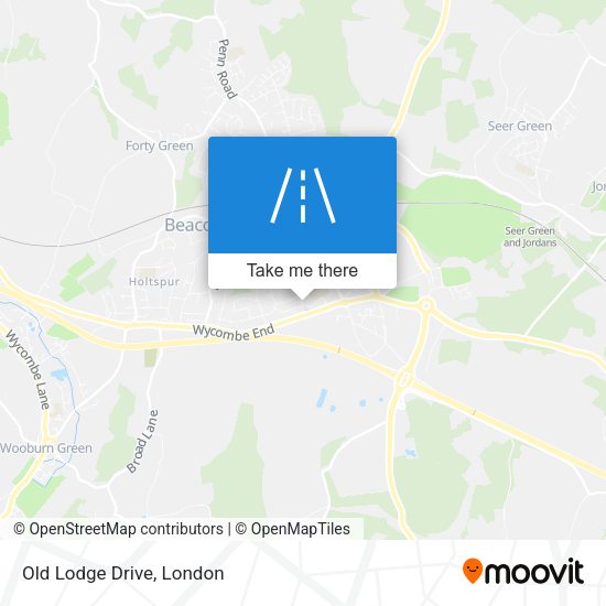 Old Lodge Drive map