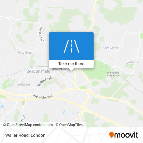 Waller Road map