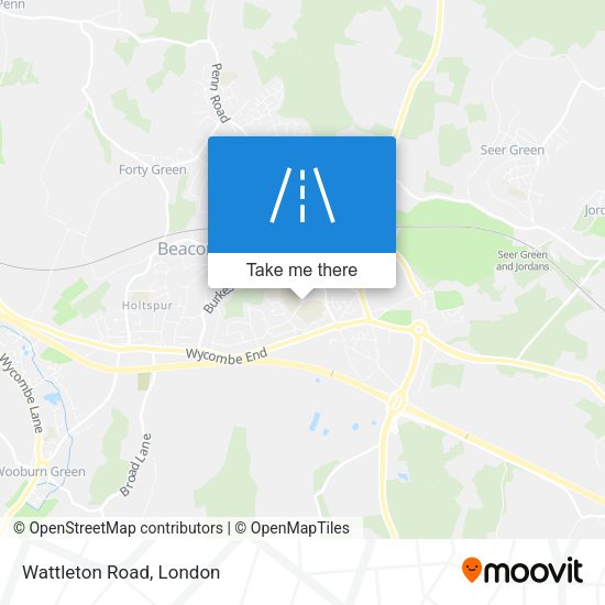 Wattleton Road map