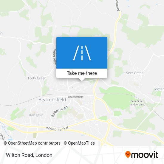 Wilton Road map