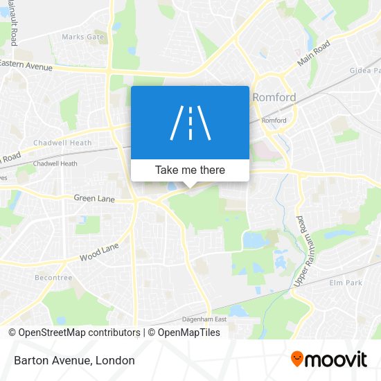 Barton Avenue map