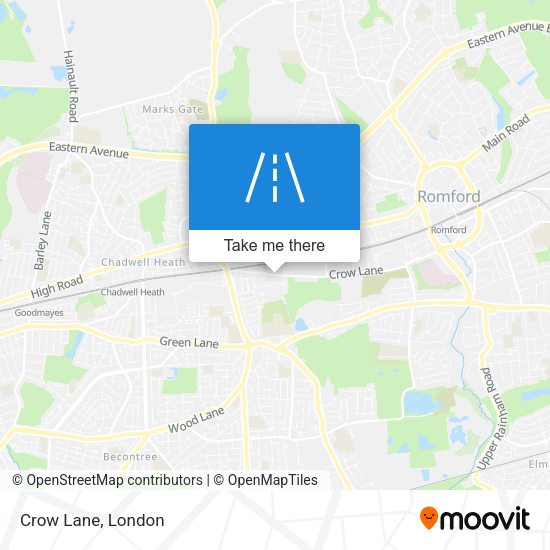 Crow Lane map