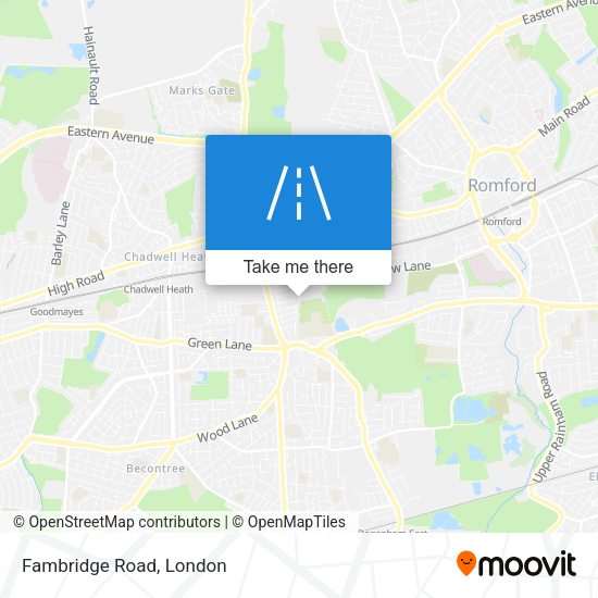 Fambridge Road map