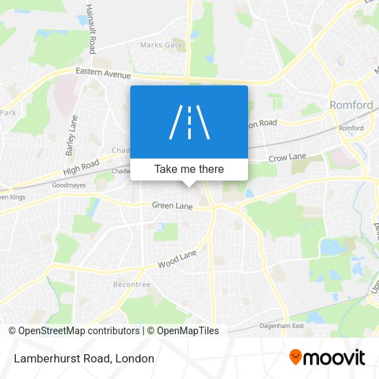 Lamberhurst Road map