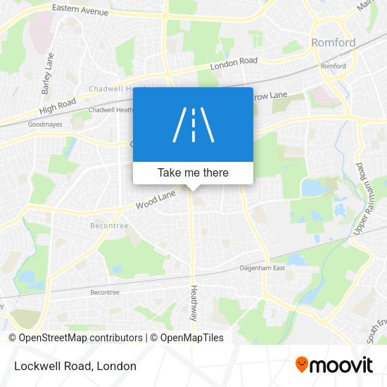 Lockwell Road map