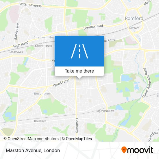 Marston Avenue map