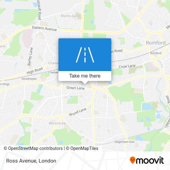 Ross Avenue map