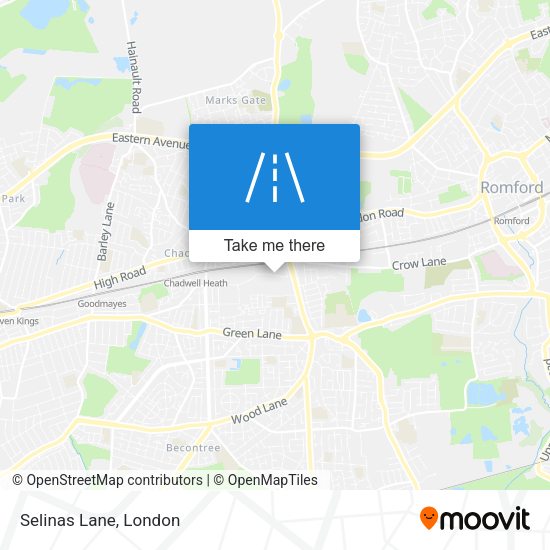 Selinas Lane map