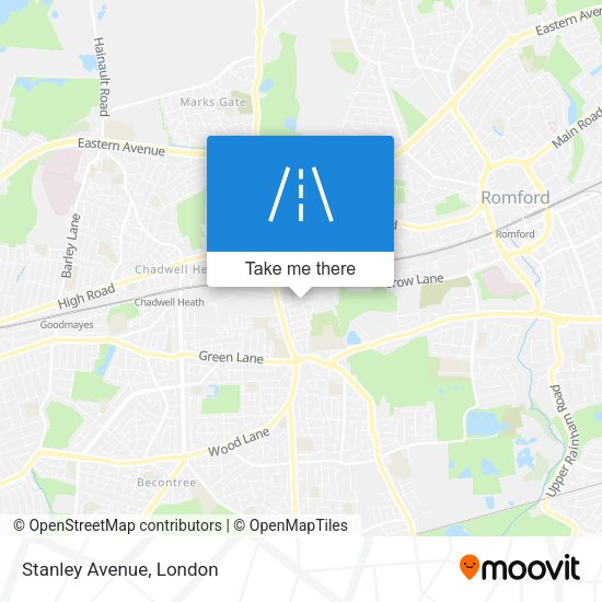 Stanley Avenue map