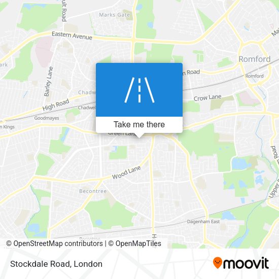 Stockdale Road map