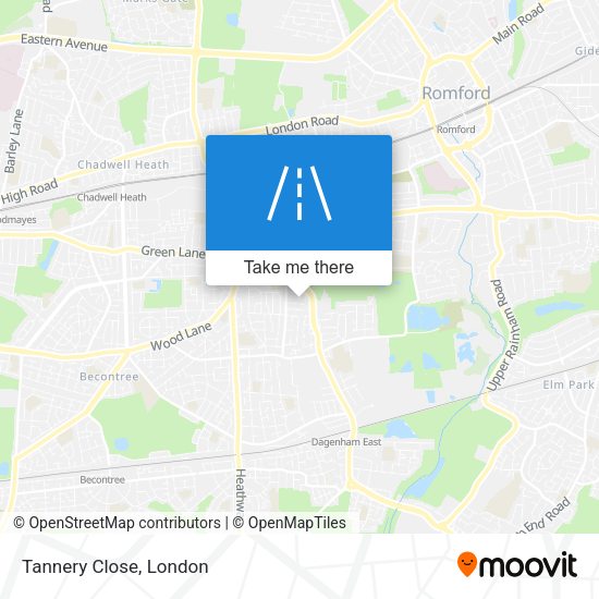 Tannery Close map