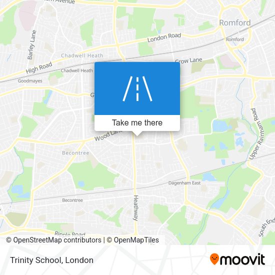 Trinity School map