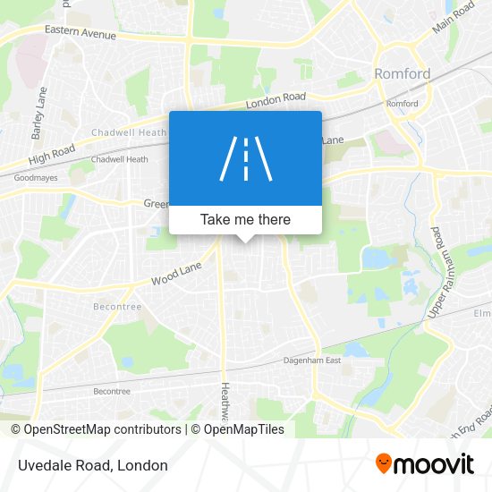 Uvedale Road map