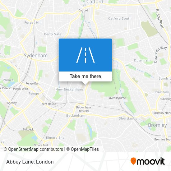 Abbey Lane map