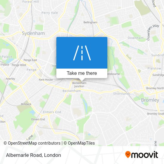 Albemarle Road map