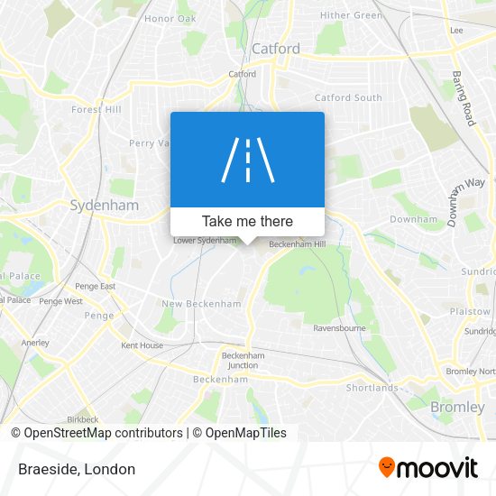 Braeside map
