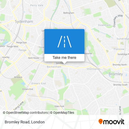 Bromley Road map