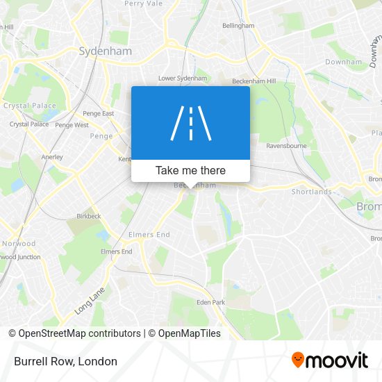 Burrell Row map