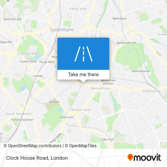 Clock House Road map