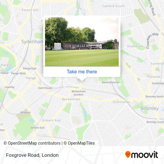 Foxgrove Road map