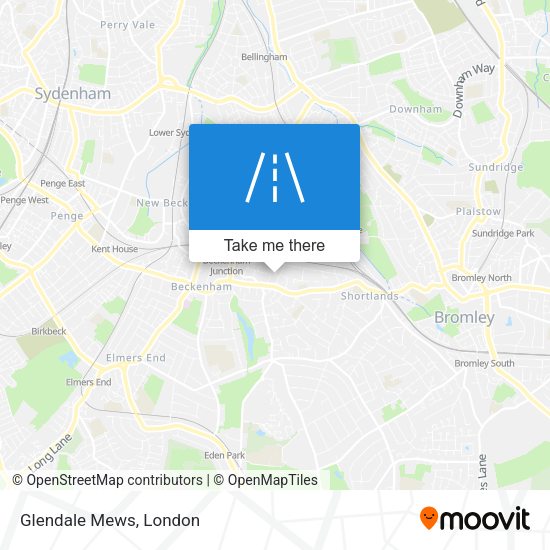 Glendale Mews map