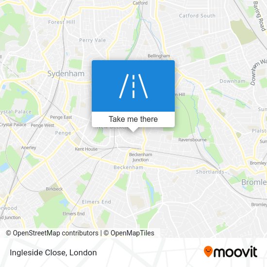 Ingleside Close map