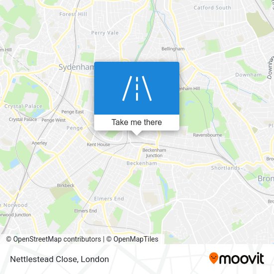 Nettlestead Close map